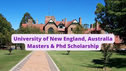 SCHOLARSHIP: University of New England , Australia Masters &amp; PhD Scholarship 2022/2023 |APPLY NOW|