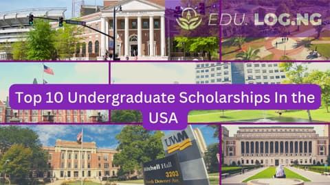 Top 10 Undergraduate Scholarships In USA For International Students 2023/2024