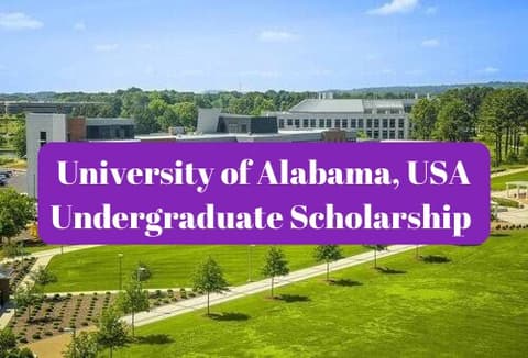 SCHOLARSHIP: University of Alabama, USA Undergraduate Scholarship 2024 |APPLY NOW|