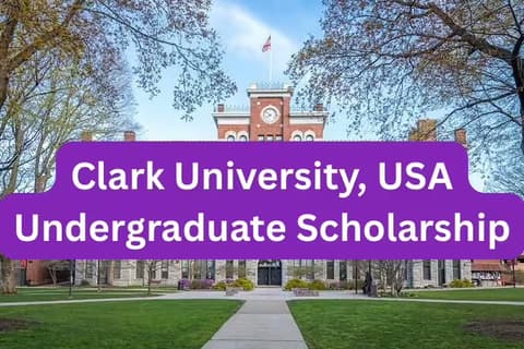 SCHOLARSHIP: Clark University, USA Undergraduate Scholarship 2025 |APPLY NOW|