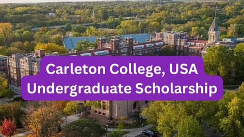 SCHOLARSHIP: Carleton College, USA Post-Undergraduate Research Fellowship 2025 |APPLY NOW|